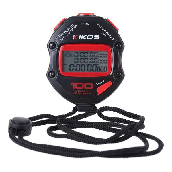 Cronômetro 100 Voltas Visor Lcd Alimentação Bateria Cr100 Kikos