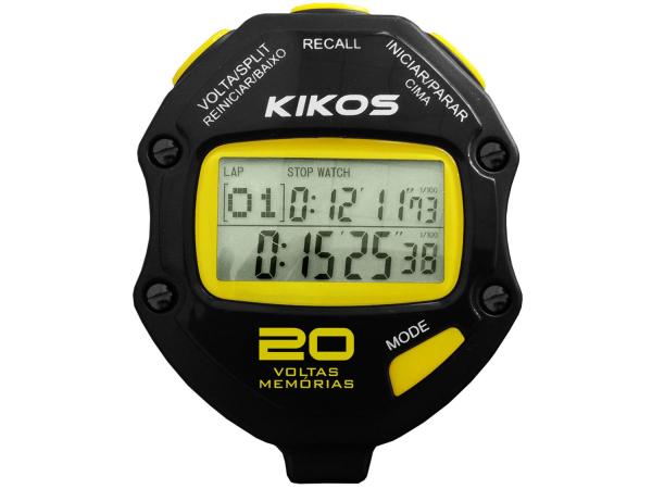 Tudo sobre 'Cronômetro Digital 20 Voltas - Kikos CR20'