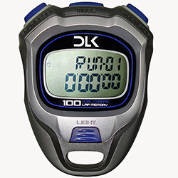 Tudo sobre 'Cronômetro DLK WT058N/F - Memória para 100 Voltas - DLK Sports'