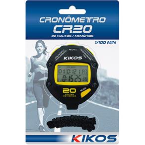 Cronômetro Kikos CR20 com Oltas/Memorias - 100v - Amarelo