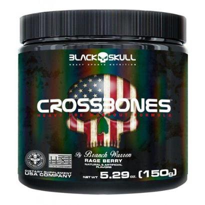 Cross Bones 150G Black Skull