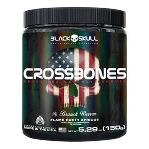 CrossBones 150g - Black Skull - Flame Rusty Apricot
