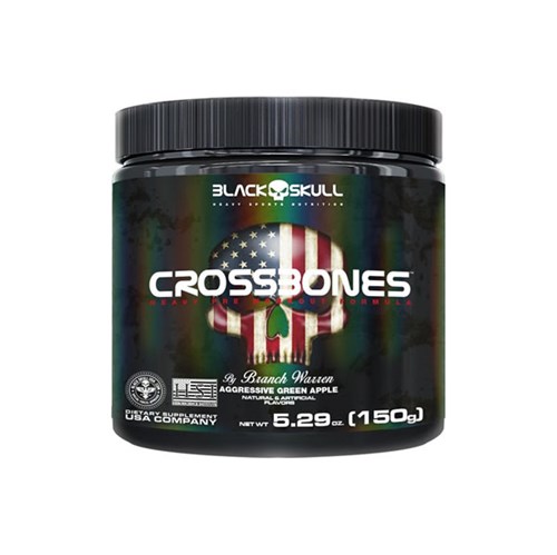 CROSSBONES 5.29 Oz. (150g) - BLACK SKULL - 7898939077520