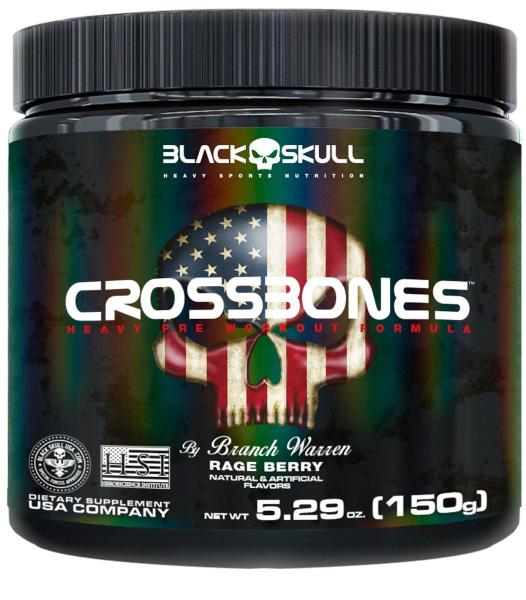 Crossbones Black Skull - 150g