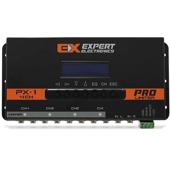 Crossover Equalizador Processador de Áudio Digital Expert Eletronics Px-1 4 Canais - Expert