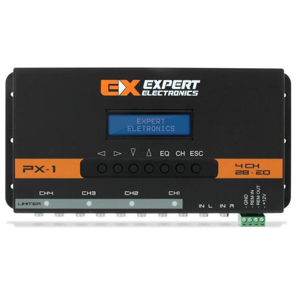 Crossover Expert Eletronics PX-1 Processador Áudio Digital 4 Canais