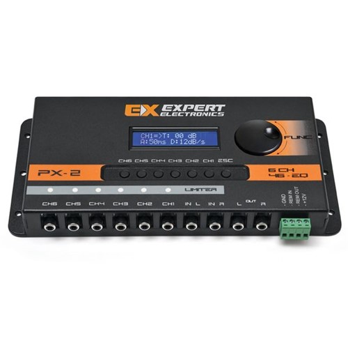 Crossover Expert Eletronics PX2 6 Canais Processador Áudio Digital