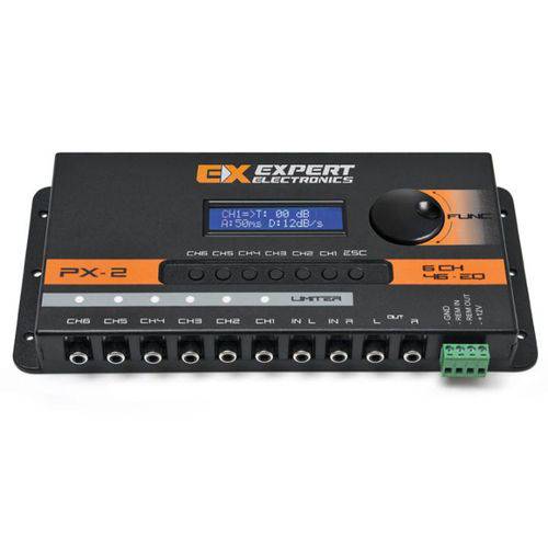 Crossover Expert Eletronics Px-2 6 Canais Processador Áudio Digital