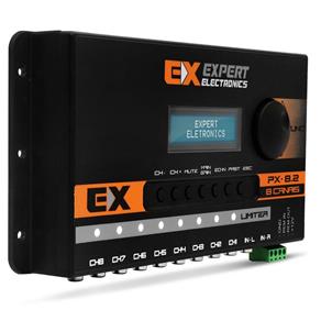 Crossover Expert Eletronics PX-8.2 8 Canais Equalizador Processador de Áudio Digital