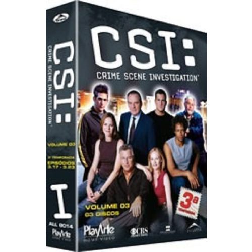 Csi 3ª Temporada Volume 3 DVD