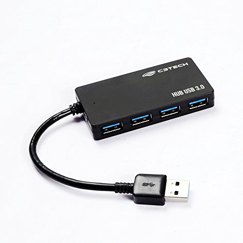 C3TECH HU-310 Hub USB 3.0 4 Portas, Preto