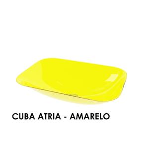 Cuba para Banheiro Atria 32x25x10 Amarelo Vtec