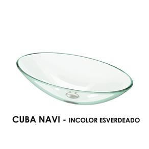 Cuba para Banheiro Navi 36x28,5x11 Esverdeada Vtec