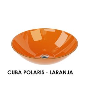 Cuba para Banheiro Polaris 32x9,5 Laranja Vtec