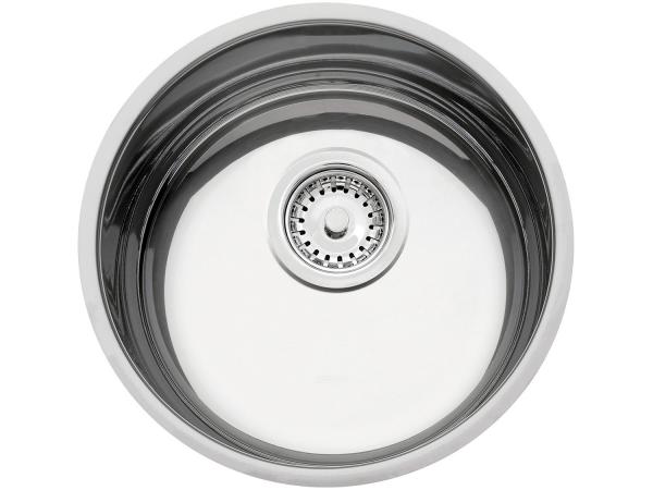 Cuba Simples de Embutir para Cozinha Tramontina - Inox Redonda 30x12cm Standard Luna