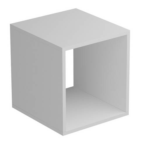 Tudo sobre 'Cubo Decorativo FF MDP Branco - BRV Móveis'