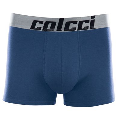 CUECA BOXER COTTON COLCCI Azul Jeans Escuro G