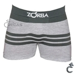Cueca Zorba Boxer Seamless Striped - 0682