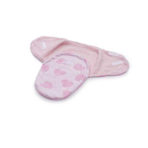 Cueiro Enroladinho para Bebê Rosa Soft Loani