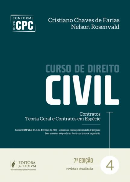 Curso de Direito Civil: Contratos - Vol.4 - Juspodivm