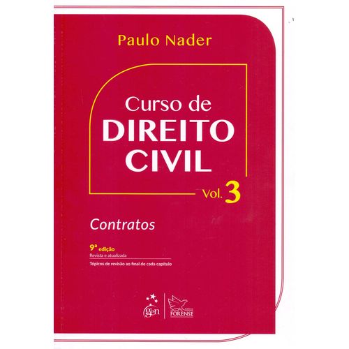 Curso de Direito Civil - Vol.3 - 09ed/18
