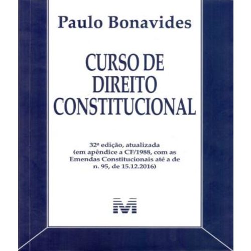 Curso de Direito Constitucional - 32 Ed