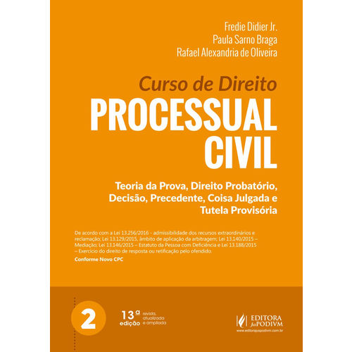 Curso de Direito Processual Civil - Volume 2 (2018)