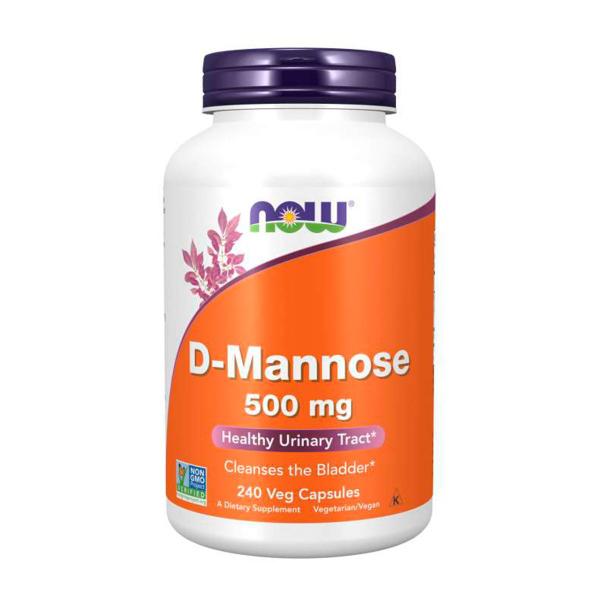 D Mannose (D-Mannose) 500mg (240 Vcaps) Now Foods