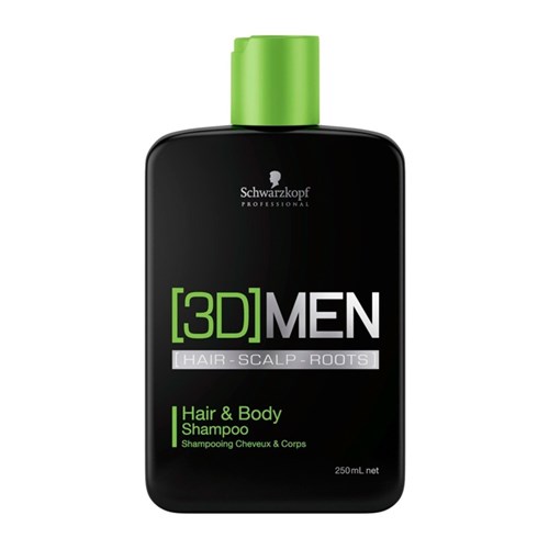 3D Men Shampoo Cabelo e Corpo 250Ml
