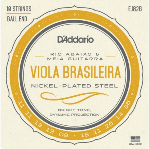 DAddario - Encordoamento para Viola Brasileira EJ82B - D Addario