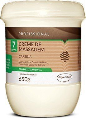 Dágua Natural Cafeína 7 Ativos Creme P/ Massagem 650g (Kit C/06)