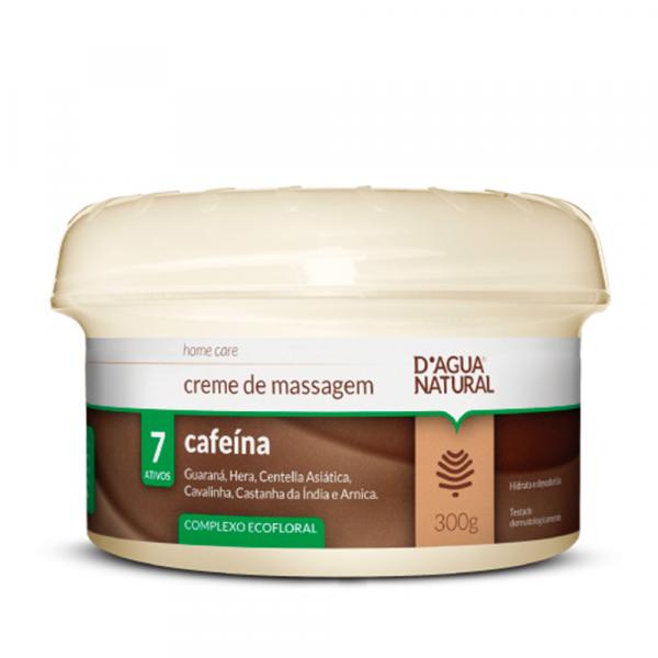 Dagua Natural - Creme de Massagem CAFEÍNA 7 ATIVOS - 300g - Dágua Natural