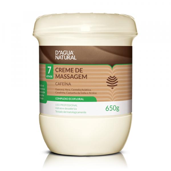 Dagua Natural - Creme de Massagem CAFEÍNA 7 ATIVOS - 650g - Dágua Natural