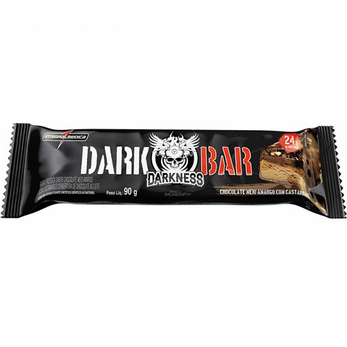 Dark Bar Darkness 90g Chocolate Meio Amargo com Castanhas - Integralmedica