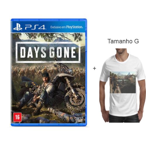 Tudo sobre 'Days Gone - Ps4 Midia Fisica + Camiseta'