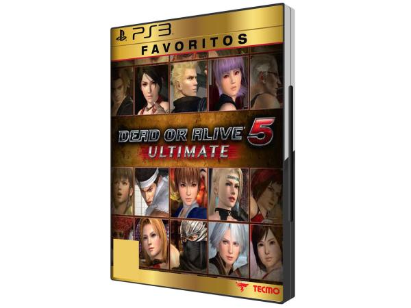 Dead Or Alive 5 Ultimate para PS3 - Coleção Favoritos - Tecmo