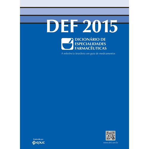 Def   Dicionário de Especialidades Farmacêuticas 2015 43ª Ed
