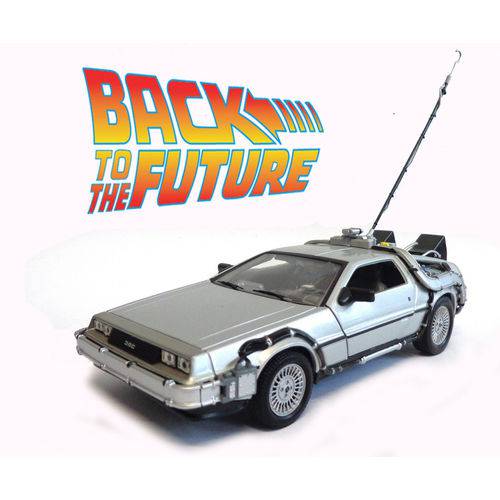 Tudo sobre 'Delorean Time Machine Back To The Future 1:24 Welly Devolta para Futuro'