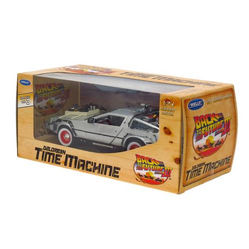 Delorean Time Machine Back To The Future Iii Welly 1:24
