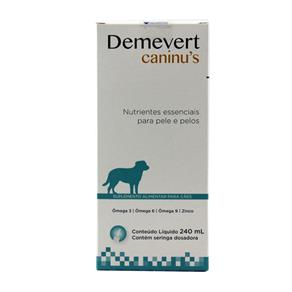 Demevert Caninu`s Suplemento para Pele Cães 240ml - Avert