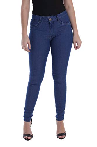 Denúncia Calça Jeans New Skinny Z Mulher, 50, Azul