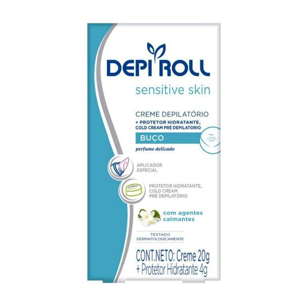 Depi Roll Creme Depilatório Buço Sensitive Skin 20g