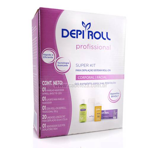 Tudo sobre 'Depi Roll Kit para Depilação Roll-On Bivolt'