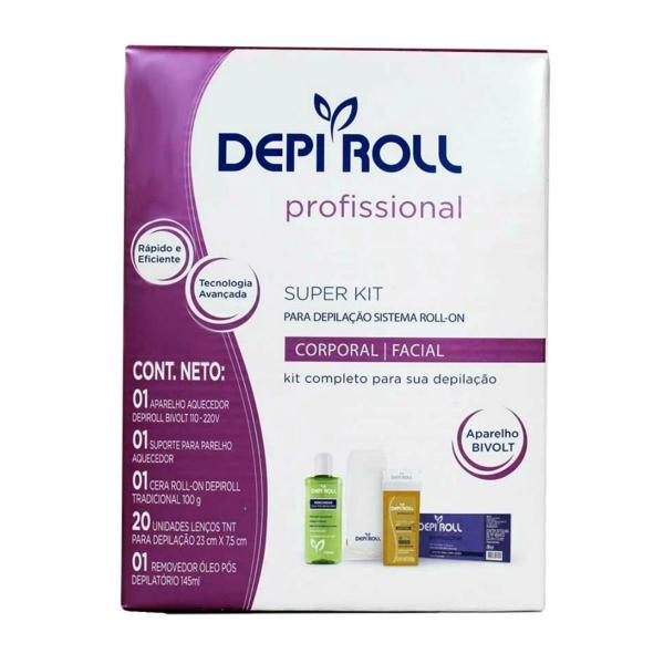 Depi-roll Sup.kit Depilatório Roll-on Bivolt - Depi Roll