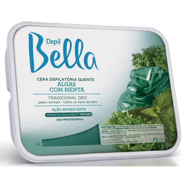 Depil Bella Cera Depilatória Algas com Menta 1kg