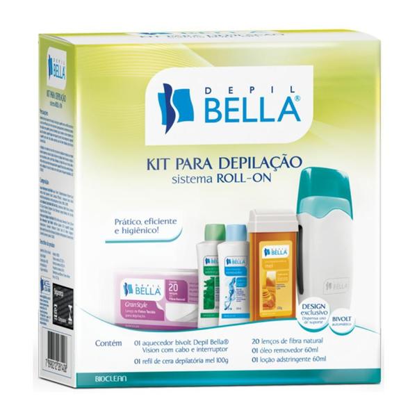 Depil Bella Kit para Depilação Sistema Roll-on Bivolt