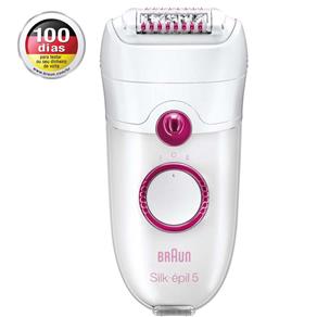 Depilador Braun Silk-épil 5 Bivolt - Branco/Rosa