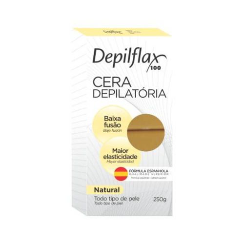 Depilflax Natural Cera Depilatória Quente 250g