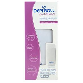 DepiRoll Aparelho Depilatório Roll-On Branco Bivolt - Bivolt