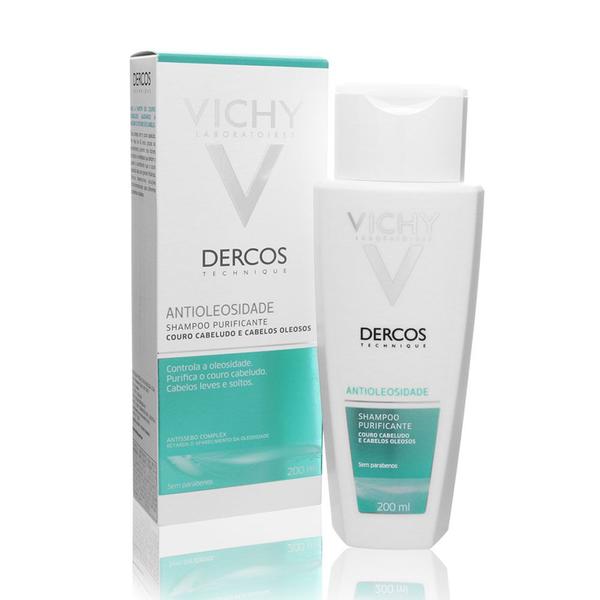 Dercos Shampoo Purificante Antioleosidade Vichy 200mL
